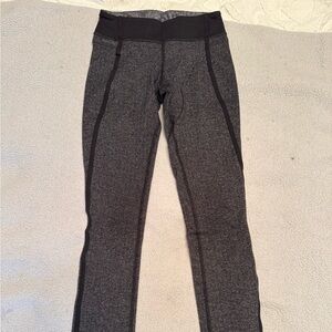 Lululemon Athletica Black and Gray Leggings